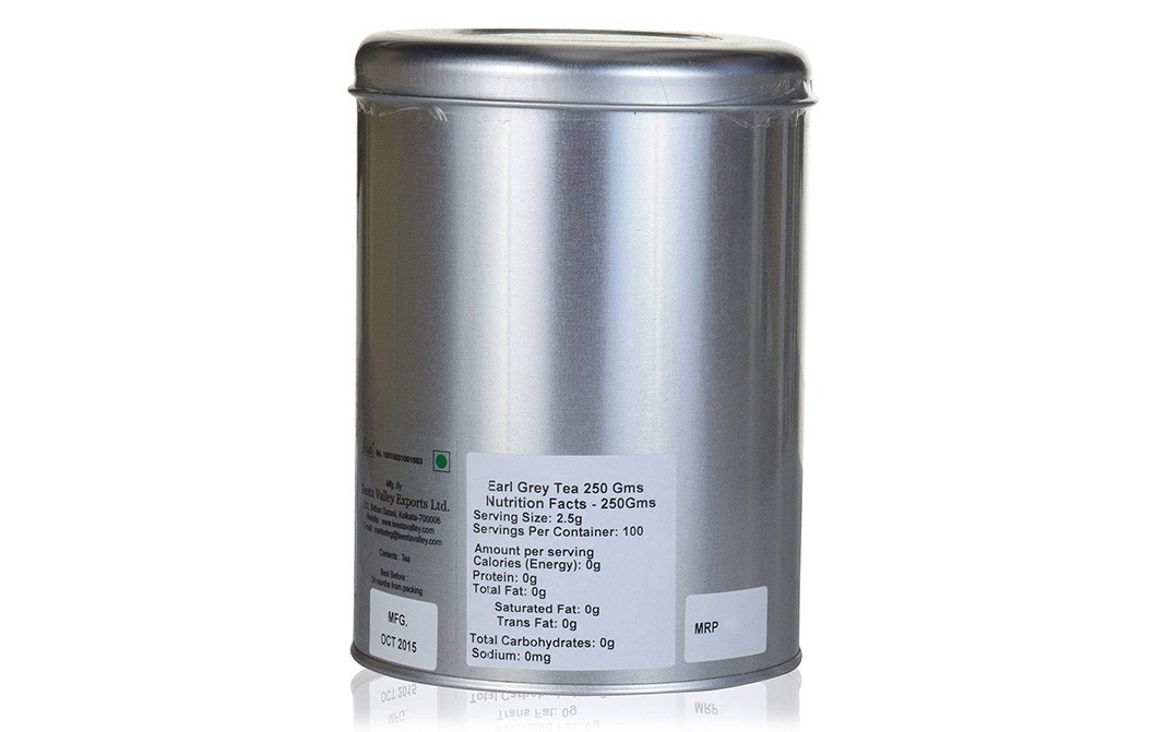Teesta Valley Tea Earl Grey    Tin  250 grams